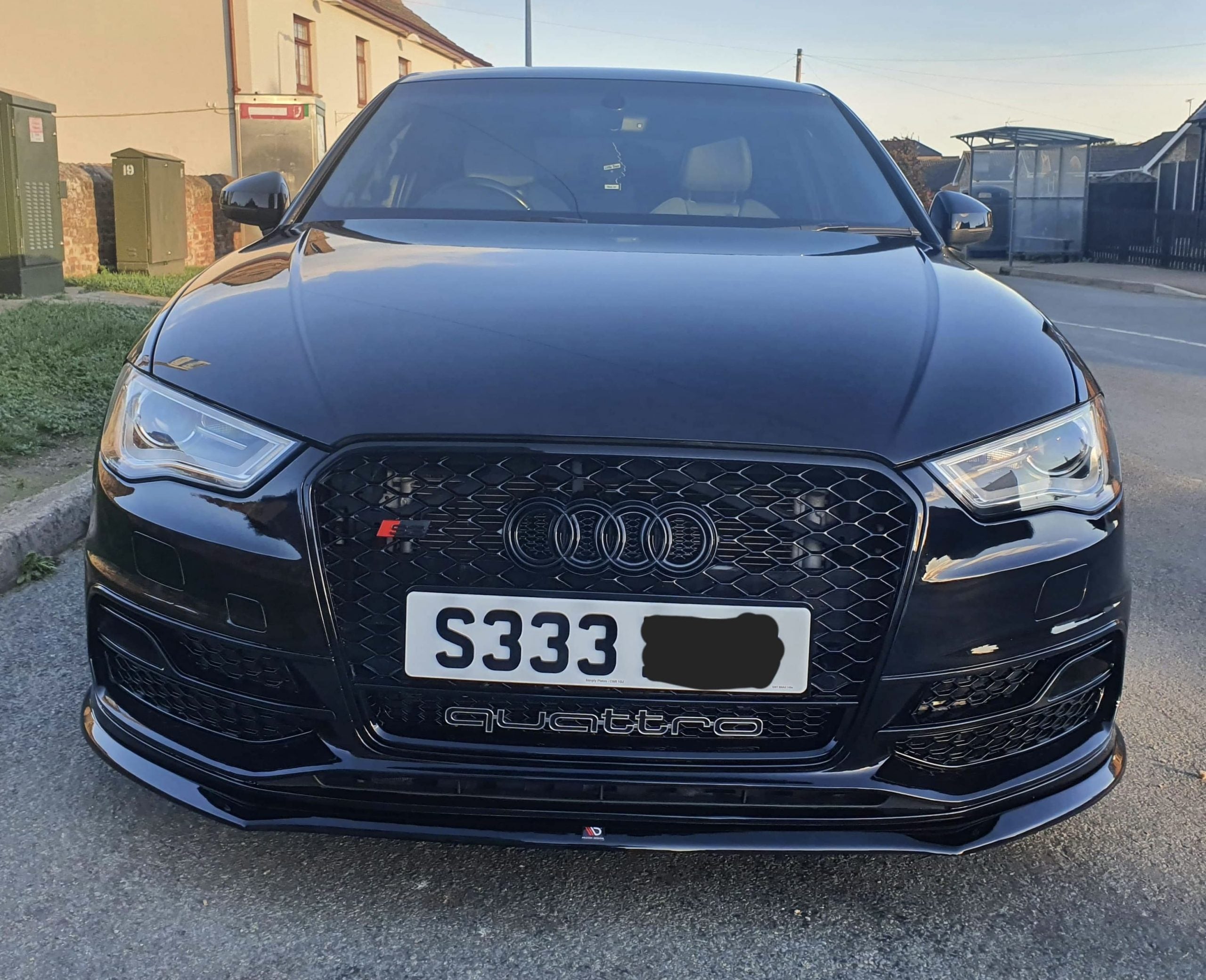 Motordrome Voorspoiler passend voor Audi A3 (8V) S-Line/S3 H Motordrome Voorspoiler passend voor Audi A3 (8V) S-Line/S3 H