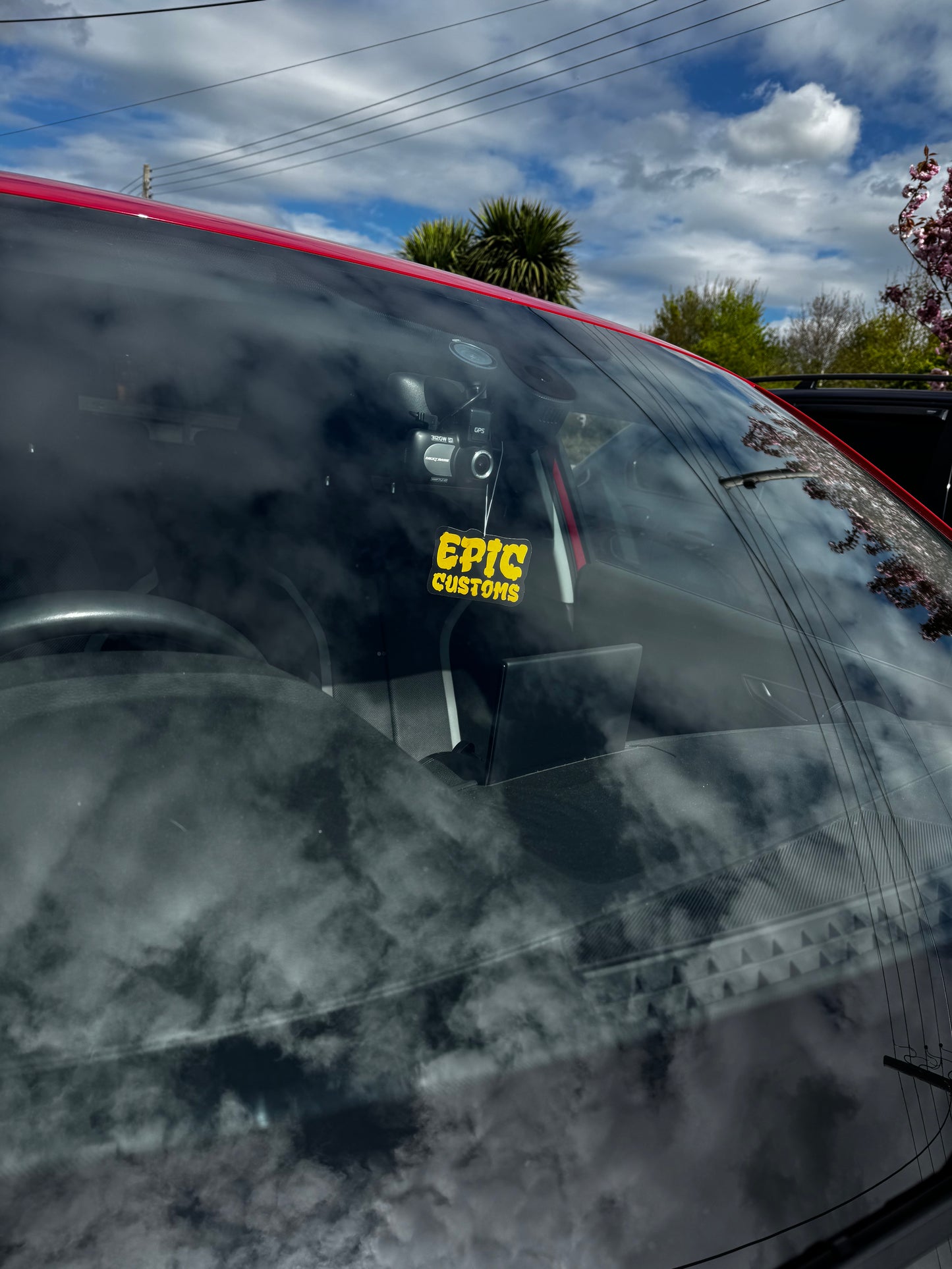 Epic Customs Car Air Freshener - Black Ice