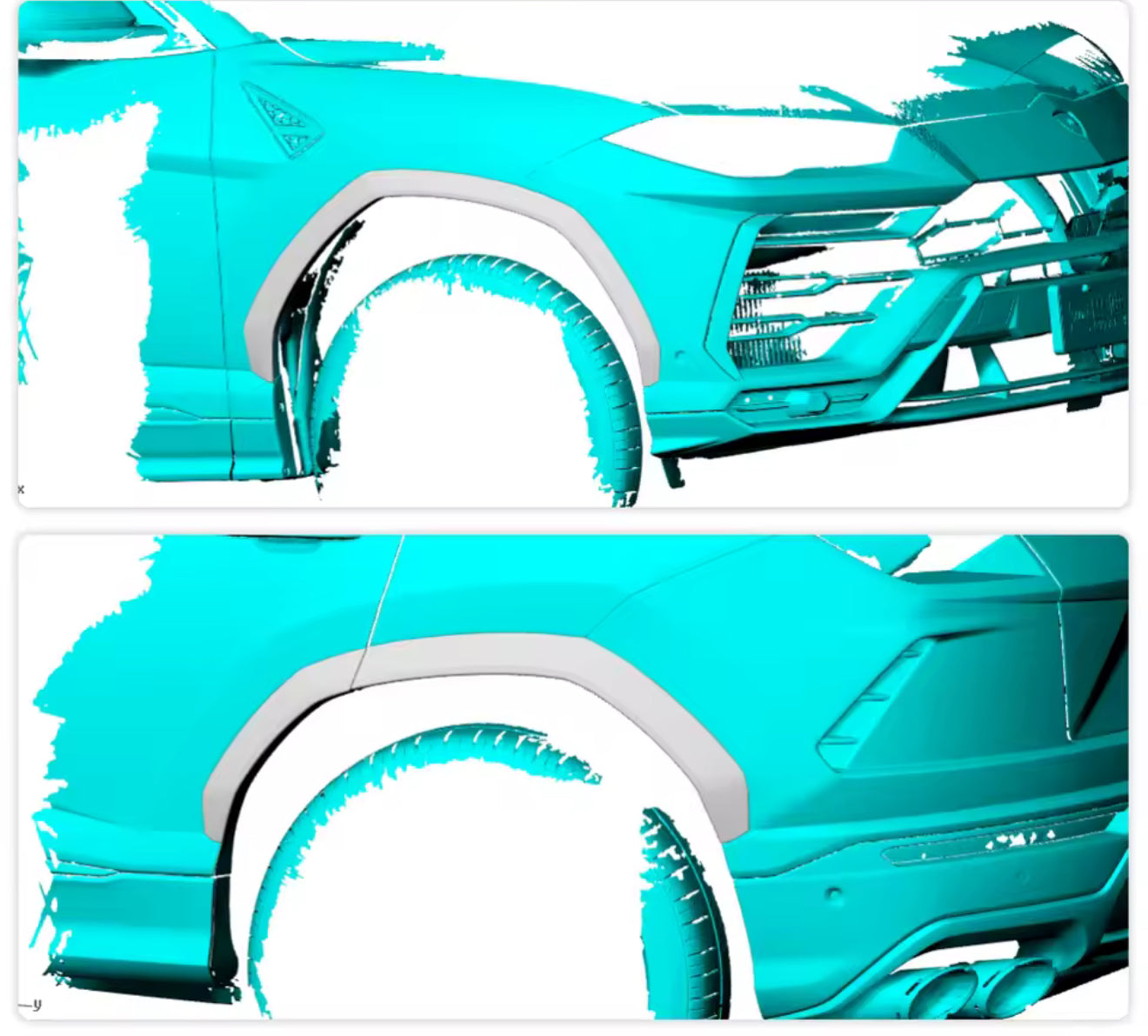 LAMBORGHINI URUS FULL CARBON FIBRE ARCHES