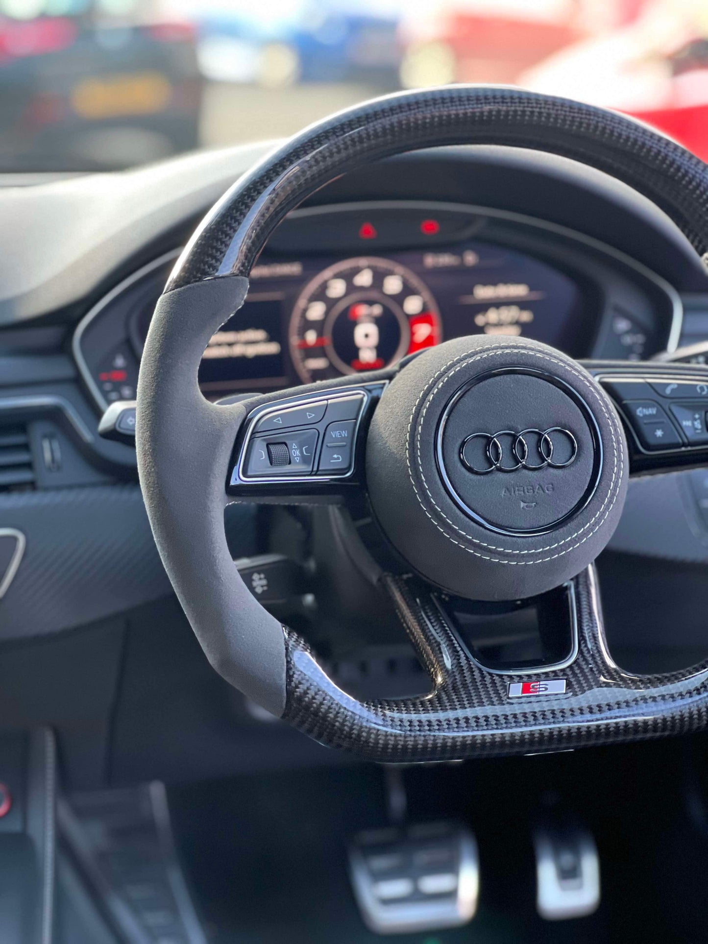 A5 S5 RS5 CARBON FIBRE STEERING WHEEL