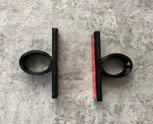 AUDI HONEYCOMB GRILL PUSH LOCK PLATEHOLDERS