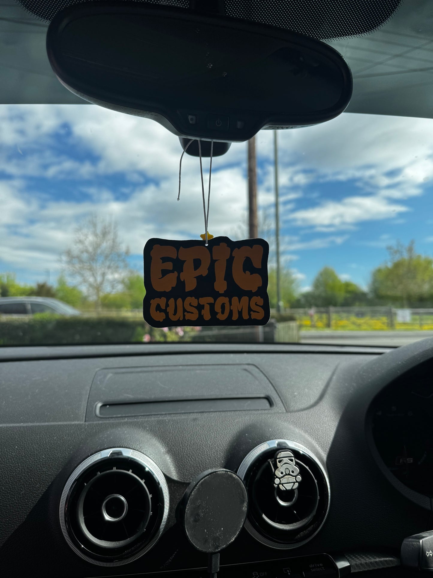 Epic Customs Car Air Freshener - Black Ice