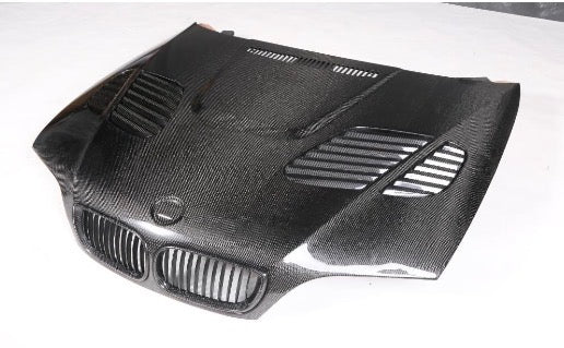 BMW E46 GENUINE CARBON FIBRE BONNET & GRILLS