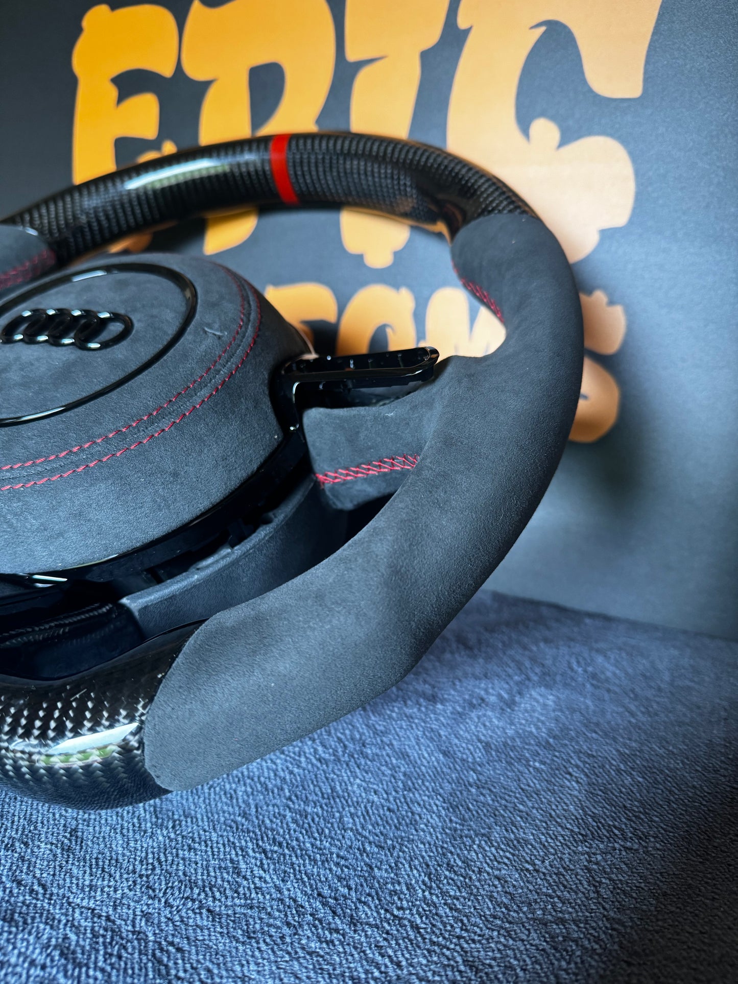 A4 S4 RS4 B8 B8.5 CARBON FIBRE STEERING WHEEL