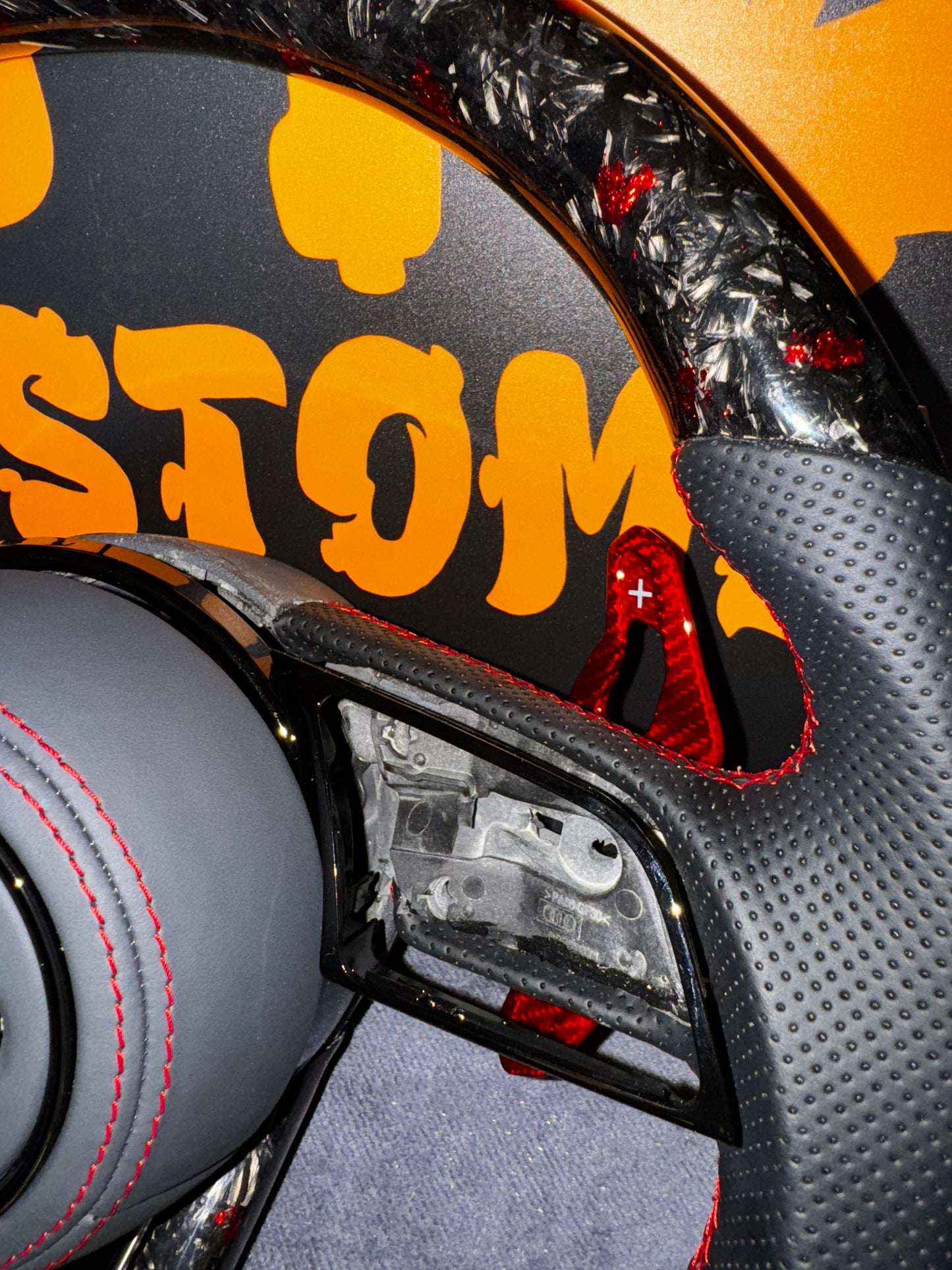 Audi RS Forged Carbon Fibre Steering Wheel Urus Paddles