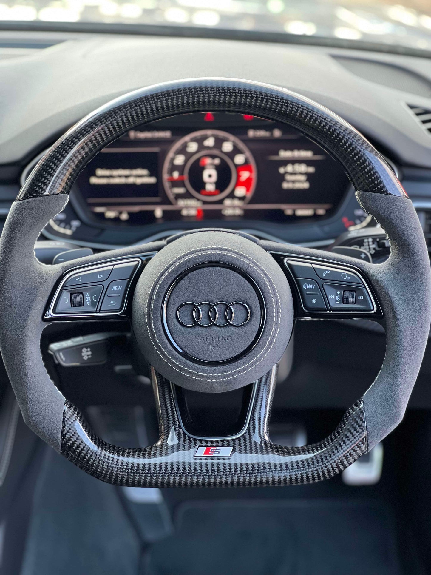 A4 S4 RS4 CARBON FIBRE STEERING WHEEL