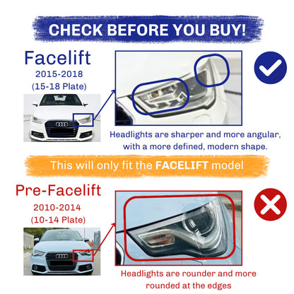 AUDI A1 S1 FACELIFT HONEYCOMB GRILL