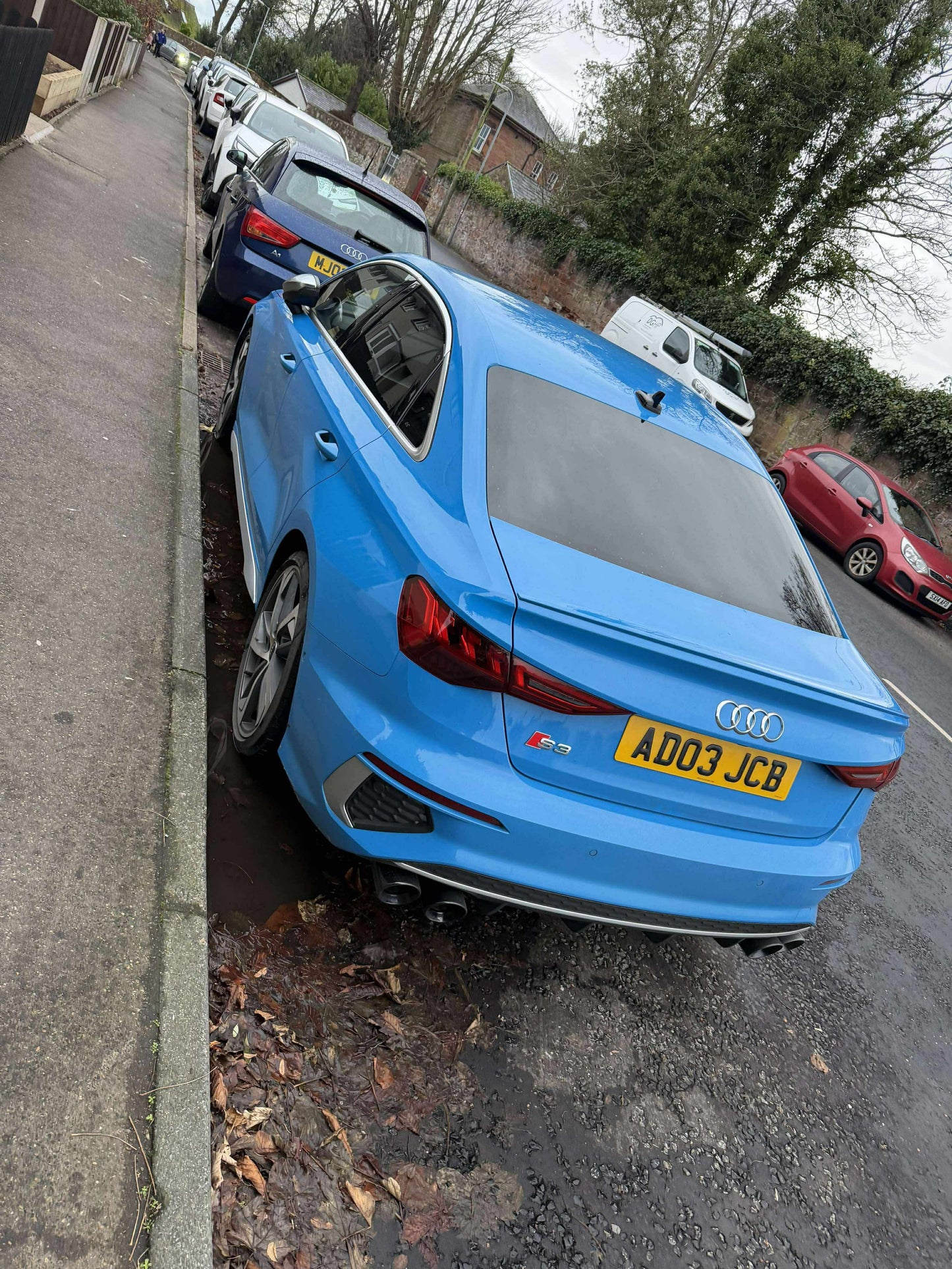 AUDI S3 8Y 3.8″ SLIP ON EXHAUST TIPS BLACK CHROME