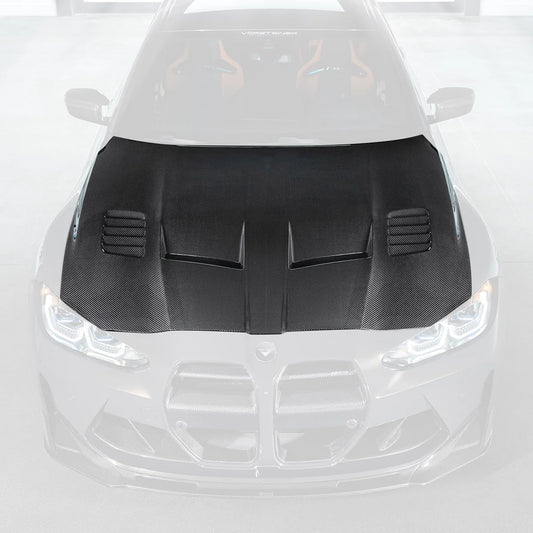 Carbon Fiber Vented Bonnet BMW M3 G80 M4 G82 G81 G83 Dry Pre Preg