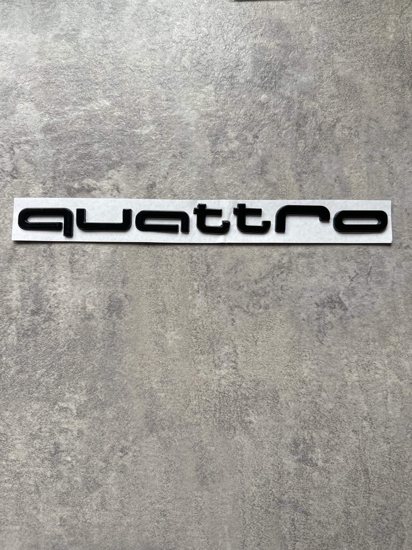 AUDI A3 S3 8V HONEYCOMB GRILL QUATTRO BADGE - BLACK