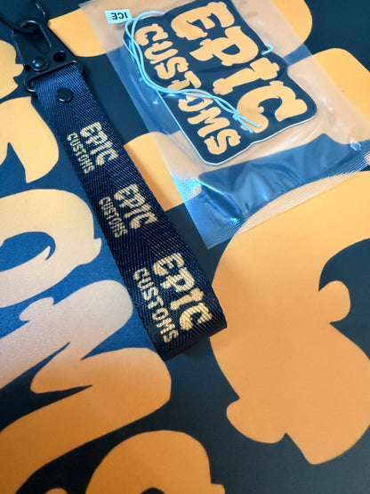 Epic Customs Car Air Freshener & Keychain