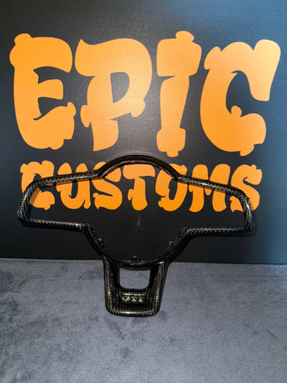 CARBON FIBRE STEERING WHEEL TRIM