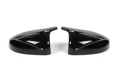 Wing Mirror Covers for Audi A3 S3 RS3 8V 8VS Gloss Black Mirror Caps Replacement “M Style”