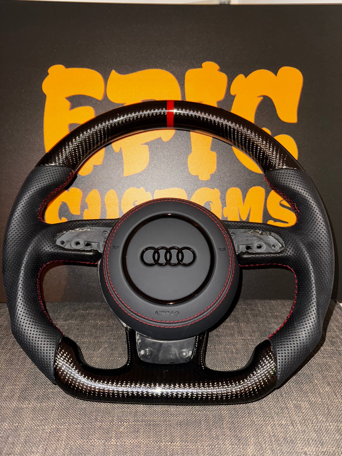 A3 S3 RS3 8V PFL CARBON FIBRE STEERING WHEEL