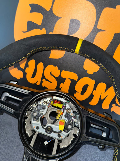 Porsche Steering wheel Full Alcantara