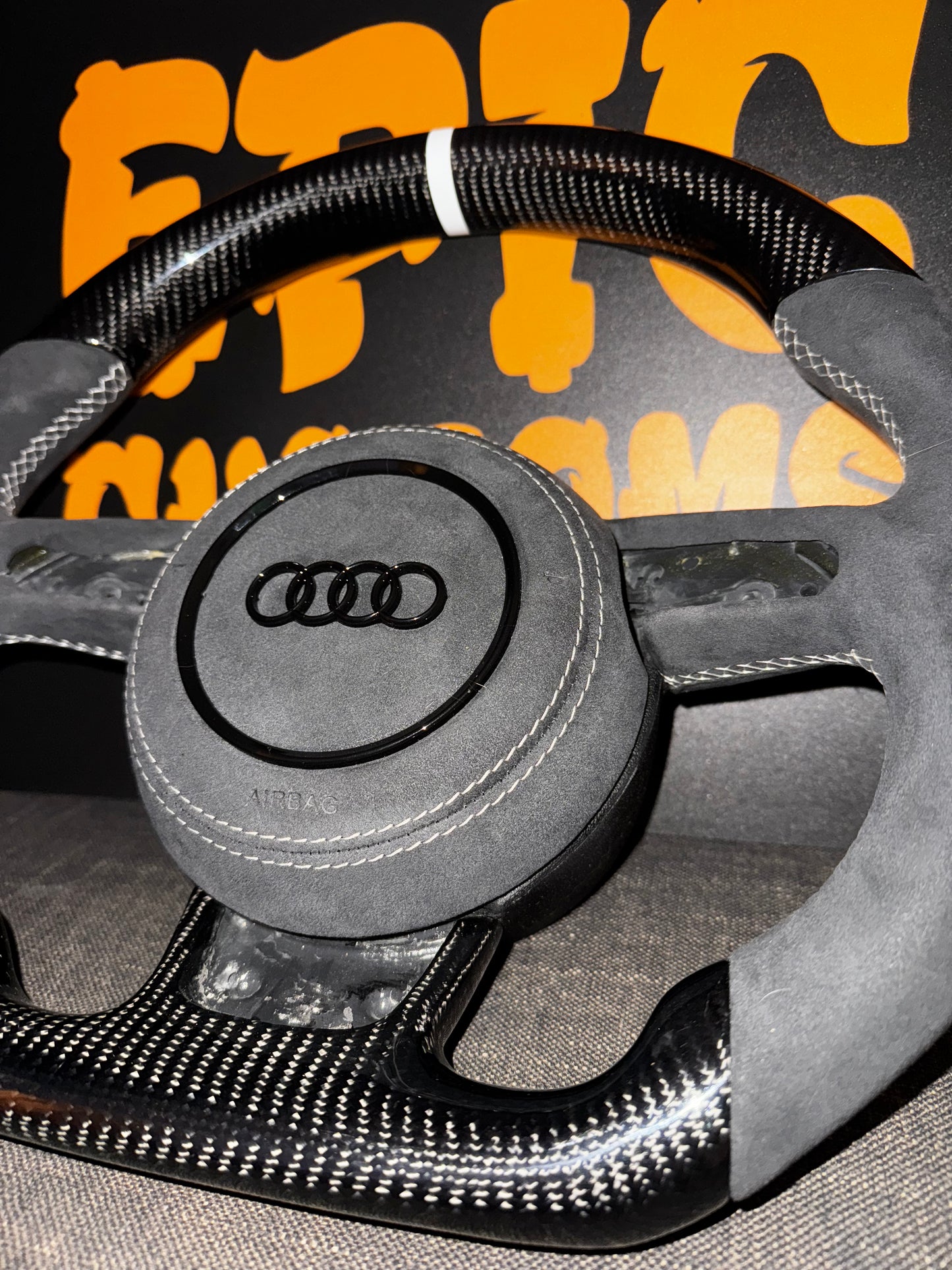 A3 S3 RS3 8V PFL CARBON FIBRE STEERING WHEEL