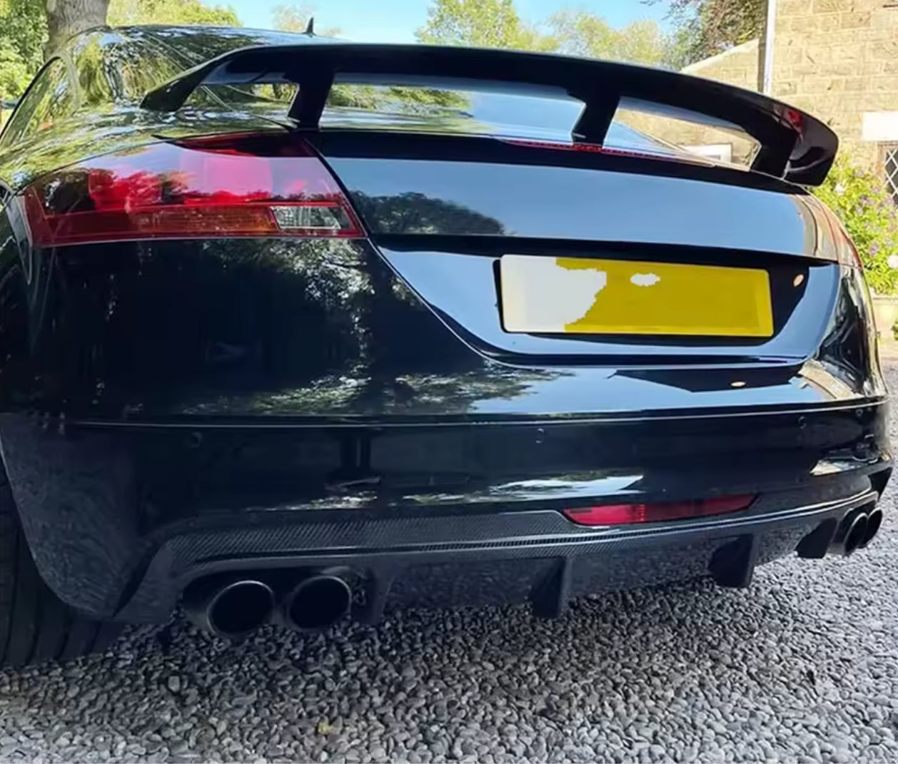 Carbon Fiber Bumper Diffuser Audi TTS MK2 Bumper 2008 - 2014