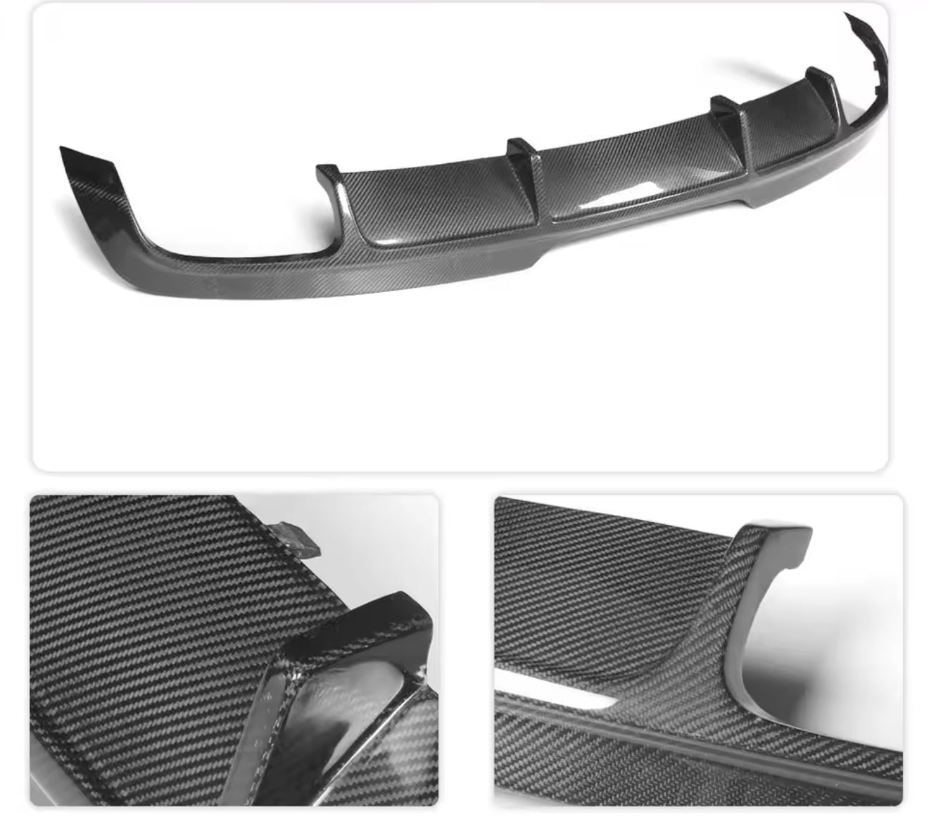 Carbon Fiber Bumper Diffuser Audi TTS MK2 Bumper 2008 - 2014