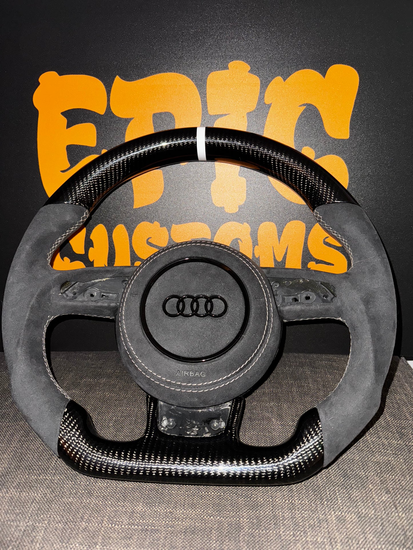 A3 S3 RS3 8V PFL CARBON FIBRE STEERING WHEEL