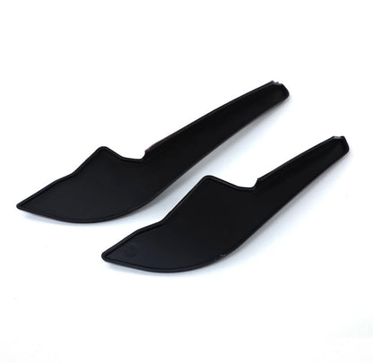 GLOSS BLACK FRONT BUMPER CANARDS SPATS FOR AUDI RS3 8Y PRE-FACELIFT 2020-2024