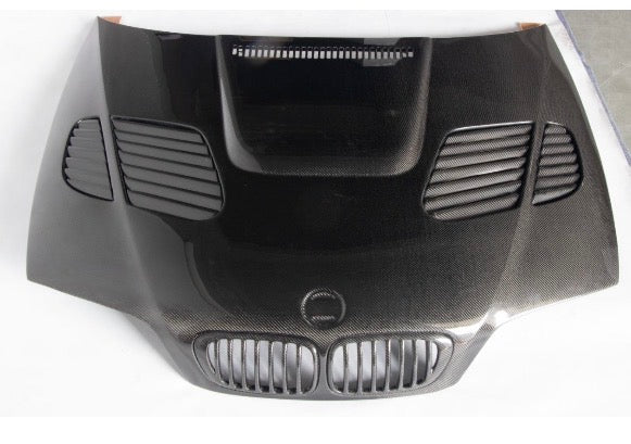 BMW E46 GENUINE CARBON FIBRE BONNET & GRILLS
