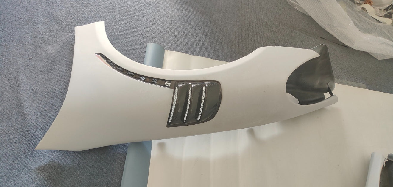 Porsche 981 Cayman Boxster Gt4RS Carbon Fibre Wings Fenders Ducted