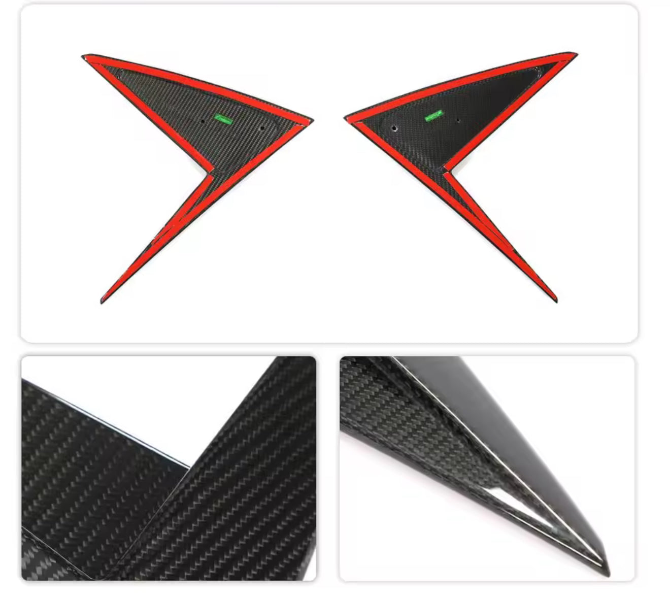 Pre-Preg Carbon Fibre Front Fender Side Vent Covers for Lamborghini Urus 18-21