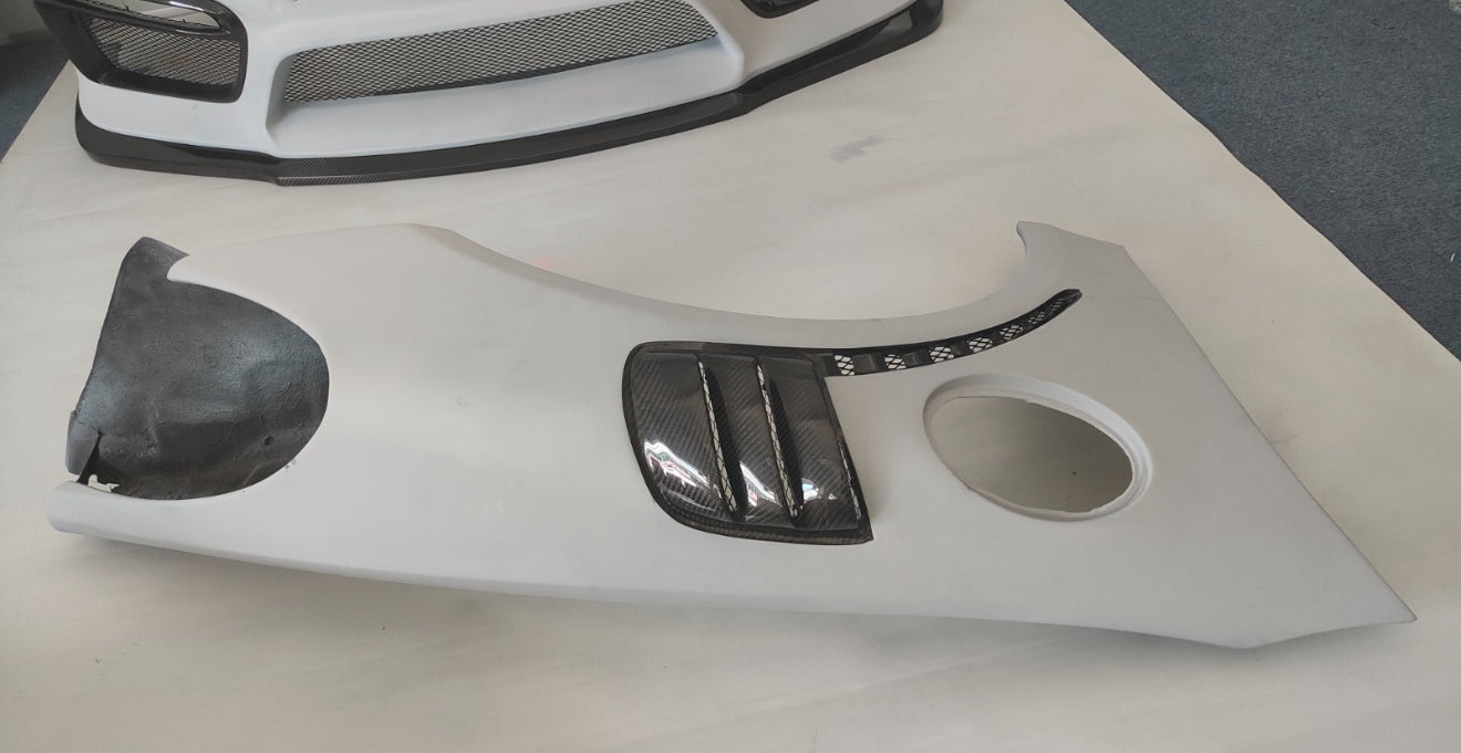 Porsche 981 Cayman Boxster Gt4RS Carbon Fibre Wings Fenders Ducted