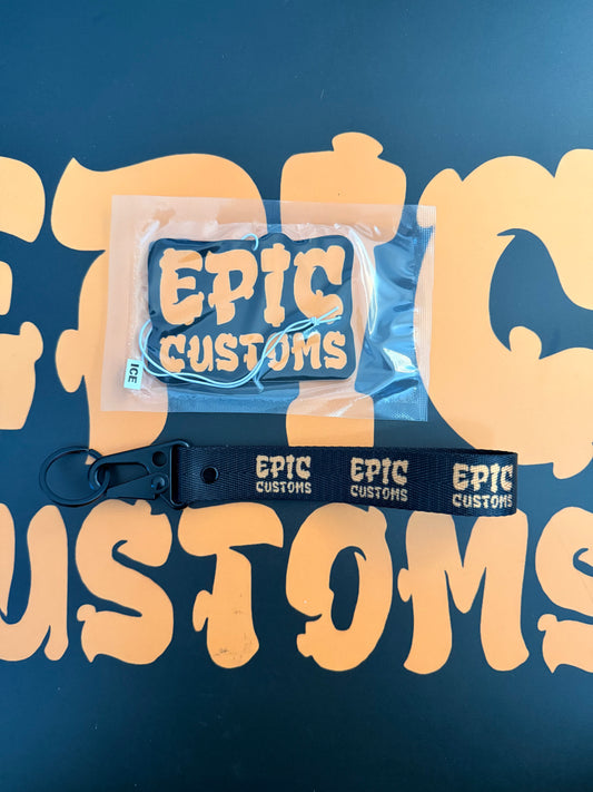Epic Customs Car Air Freshener & Keychain