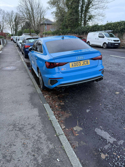 AUDI S3 8Y 3.8″ SLIP ON EXHAUST TIPS BLACK CHROME