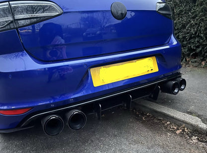 4" Carbon Exhaust Tips for Golf R MK7 -Slide on