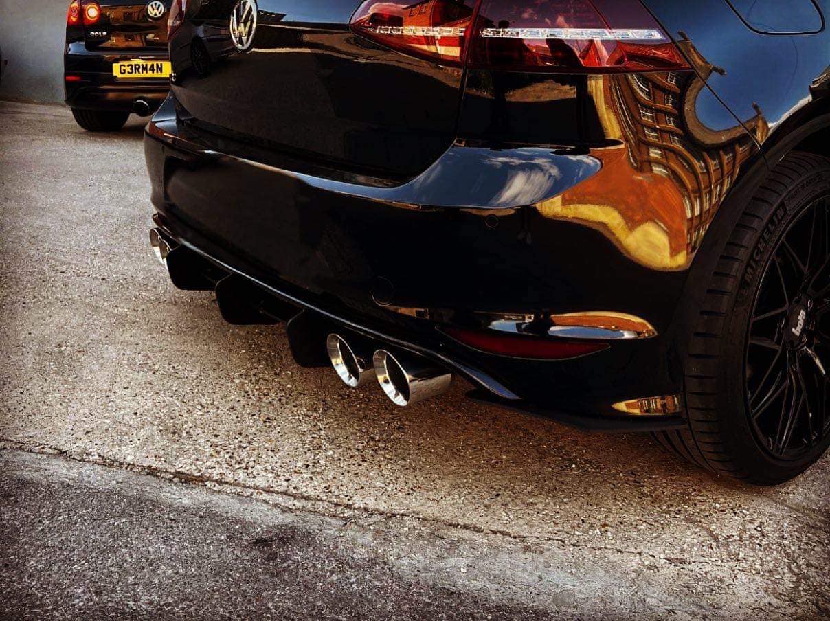 GOLF MK7 7.5 EXHAUST TIPS 3.5”