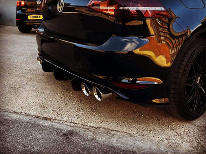 GOLF MK7 7.5 CHROME SLASHED EXHAUST TIPS 4''