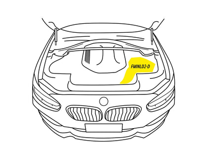 Carbon Fibre Inlet Duct for BMW F chassis (1 Series, 2 Series, 3 Series, 4 Series,)